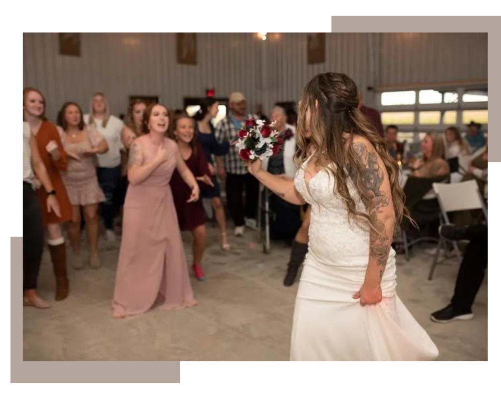 bride at wedding