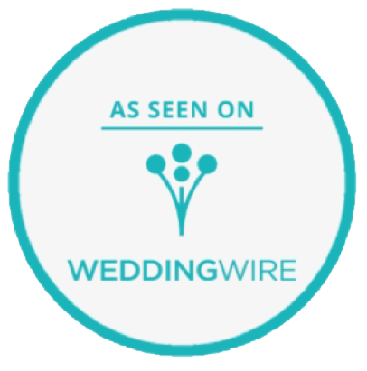 Follow Us on Weddingwire ad